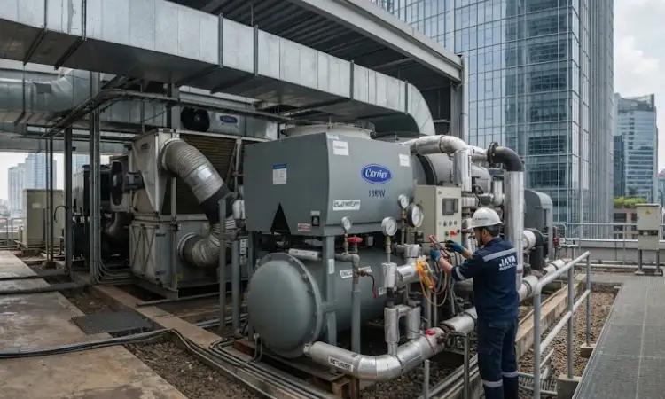 HVAC di gedung perkantoran, Sumber: AI