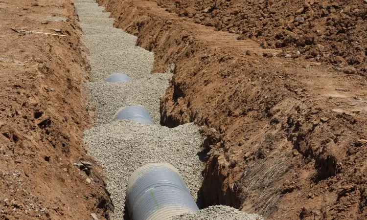 Konstruksi pipa drainase, Sumber: pexels.com