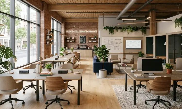 Coworking space, Sumber: AI