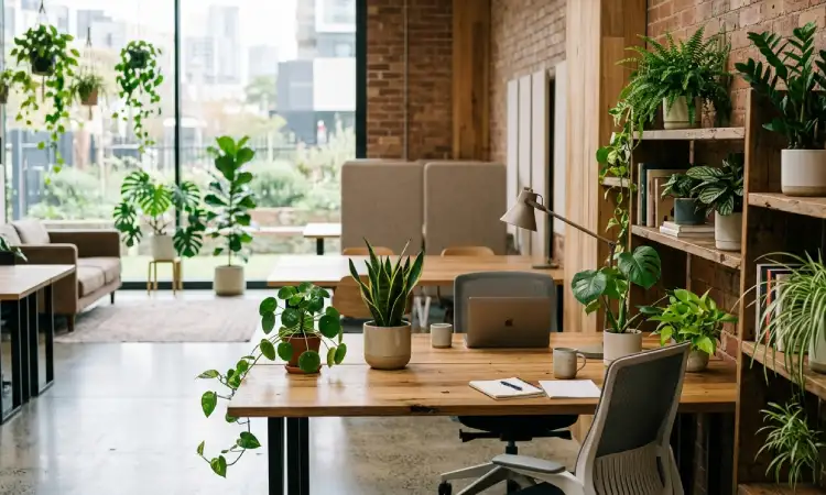 Konsep Biophilic, Sumber: AI