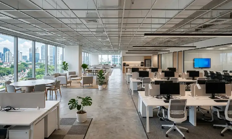 Layour ruang kantor, Sumber: AI