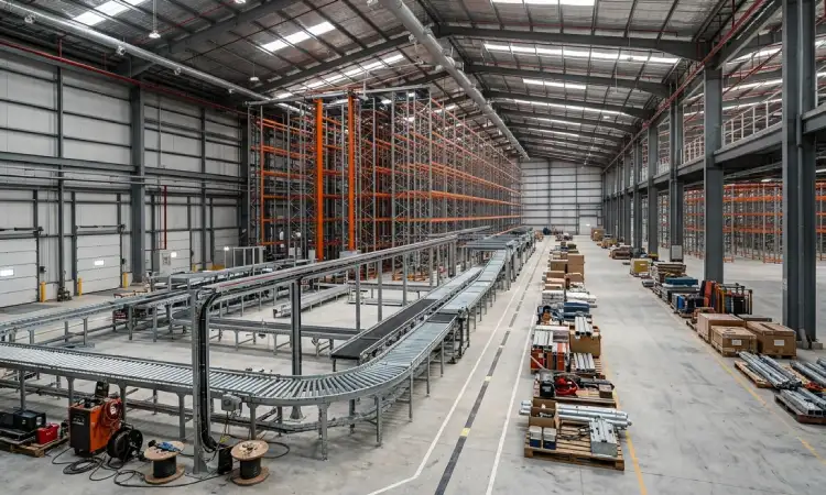 Sistem Intralogistik dan Fit-Out, Sumber: AI